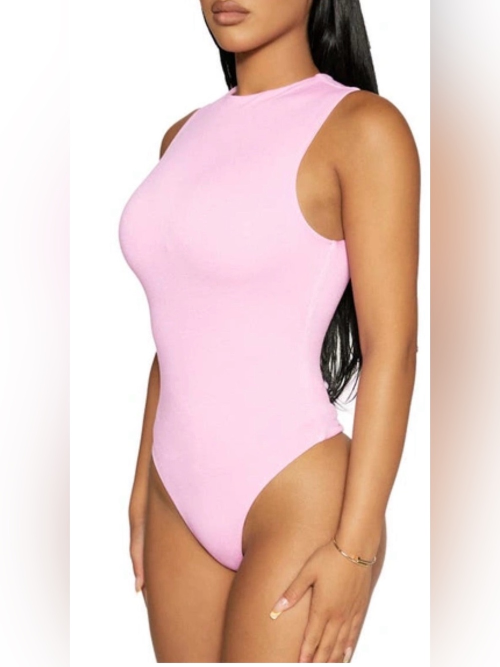 Naked Wardrobe | The New Sleeveless Bodysuit. Size M